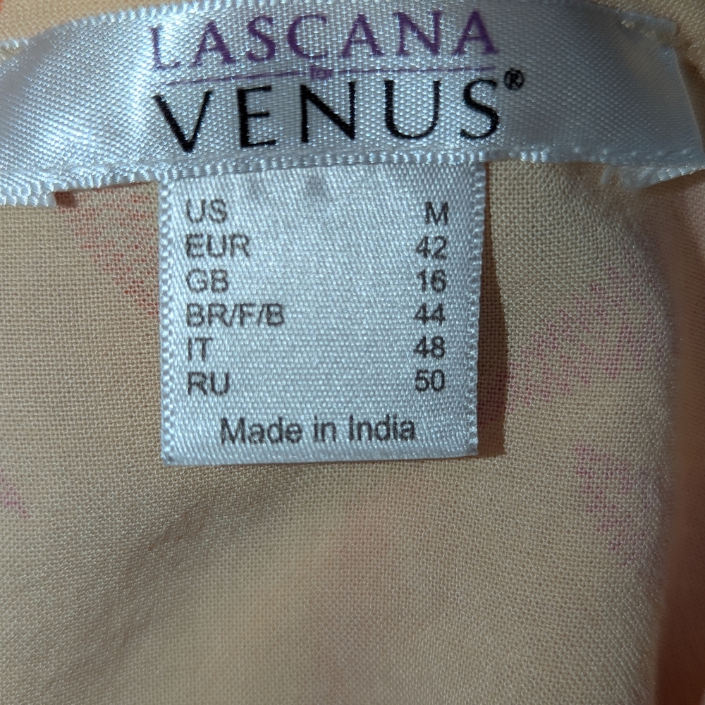Lascana Chic Women's Blouse in Peach and Pink - Picture 6 of 9